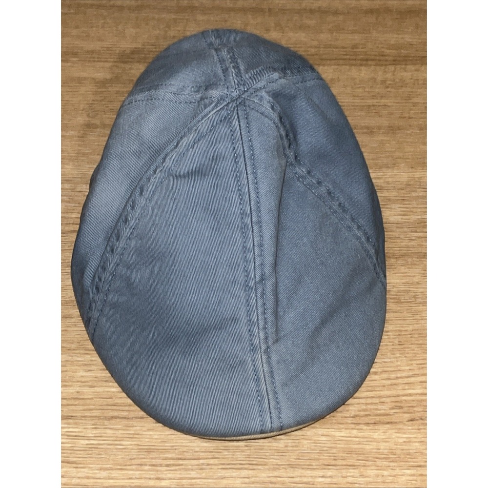 Boston Scally Co Sailor Collection Six Panel Newsboy Blue Hat Cap XXL Rare